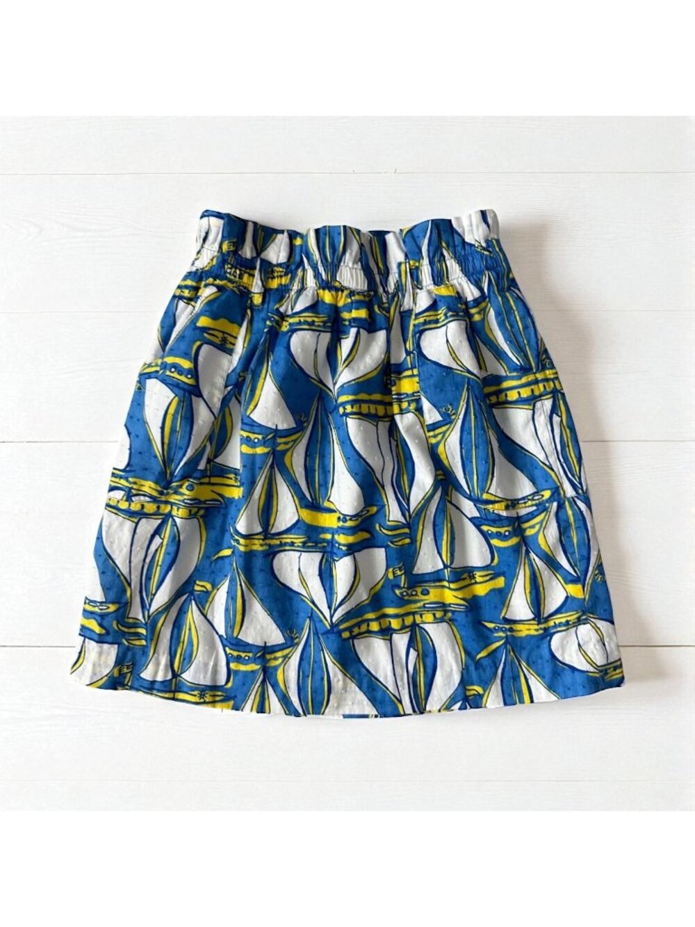LILLY PULITZER Docksider Sailboat Print Skirt Sz XS